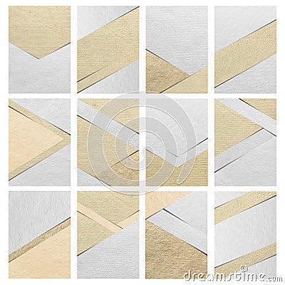 Brochure design cover paper background texture in A4 Stock Photo