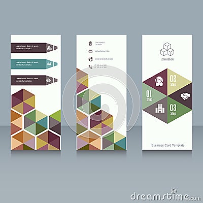 Brochure design template Vector Illustration