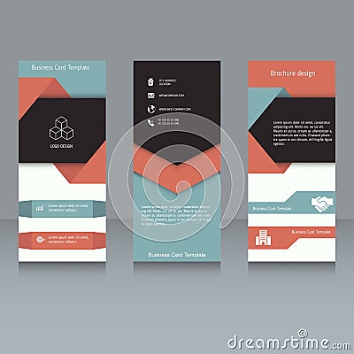 Brochure design template Vector Illustration