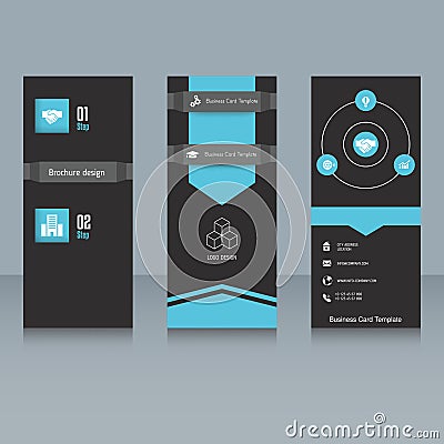 Brochure design template Vector Illustration