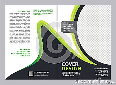 Brochure, Flyer, Cover Template Design Stock Photo