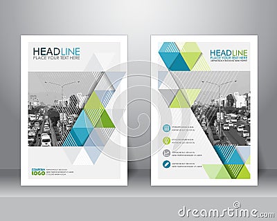 Brochure flyer design template. vector Vector Illustration