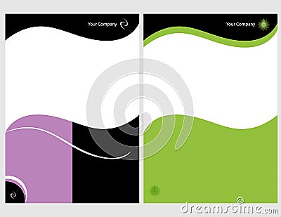 Brochure graphic set 2 Vector Illustration