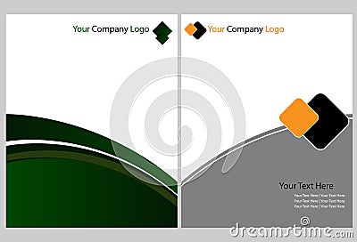 Brochure graphic set 3 Vector Illustration