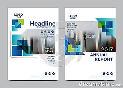 Brochure Layout design template. Annual Report Flyer Leaflet cover Presentation Modern background. illustration vector in A4 Vector Illustration