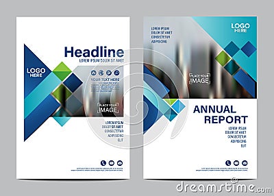 Brochure Layout design template. Annual Report Flyer Leaflet cover Presentation Modern background. illustration vector in A4 Vector Illustration