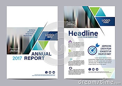 Brochure Layout design template. Annual Report Flyer Leaflet cover Presentation Modern background. illustration vector in A4 Vector Illustration