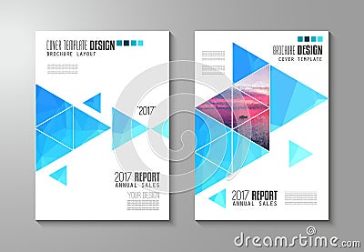 Brochure template, Flyer Design or Depliant Cover for business Vector Illustration