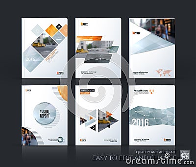 Brochure template layout, cover design annual report, magazine, Vector Illustration