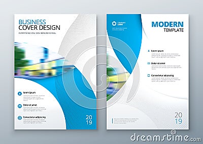 Brochure template layout design. Corporate business annual report, catalog, magazine, flyer mockup. Creative modern Vector Illustration