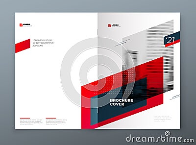 Brochure template layout design. Corporate business annual report, catalog, magazine, flyer mockup. Creative modern Vector Illustration