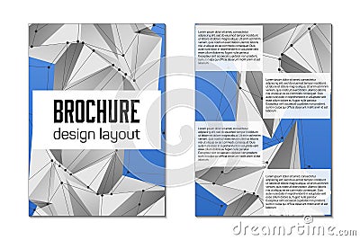 Brochure template vector layout. Vector Illustration