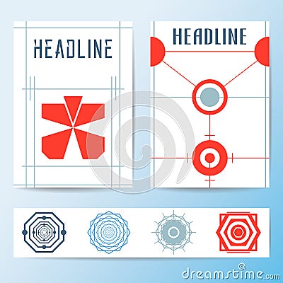 Brochures16 Vector Illustration