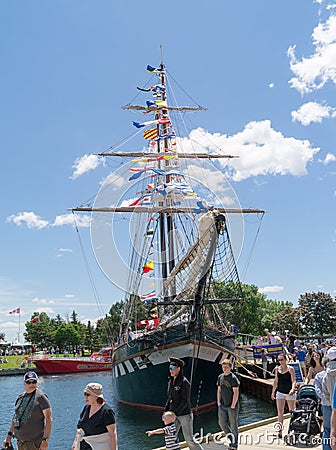 Brockville Tall Ships Festival 10 Editorial Stock Photo