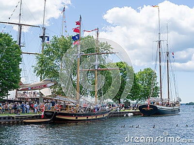 Brockville Tall Ships Festival 11 Editorial Stock Photo