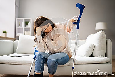 Broken Bone Health Trauma Stock Photo