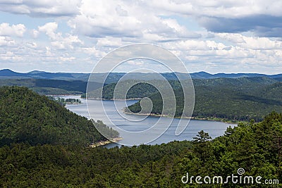 Broken Bow Lake Oklahoma Stock Photo