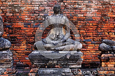 Broken Buddha Stock Photo