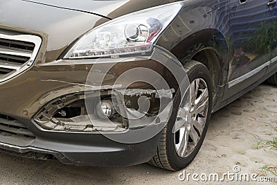 Broken car Stock Photo