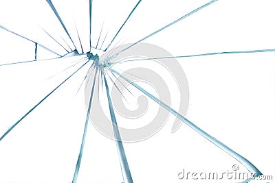 Broken Glass Stock Photo