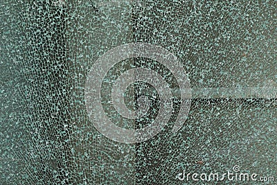 Broken glass Stock Photo