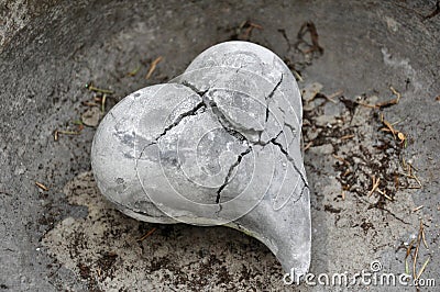 Broken Heart Stock Photo