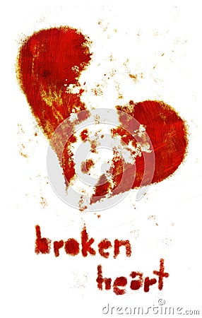 Broken Heart Stock Photo