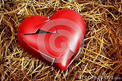 Broken Heart Stock Photo