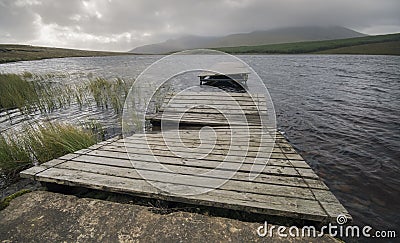 A broken Jetty Stock Photo