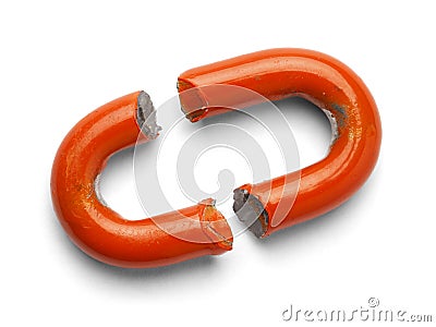 Broken Link Stock Photo