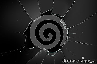 Broken mirror background Stock Photo