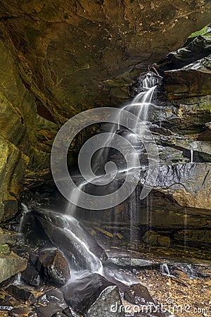 Broken Rock Cascade - Hocking Hills, Ohio Stock Photo