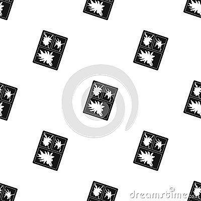 Broken window icon in black style isolated on white background. Vector Illustration