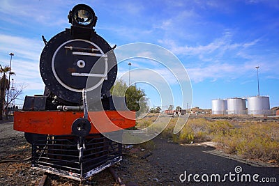 Broken train De Aar4 Stock Photo