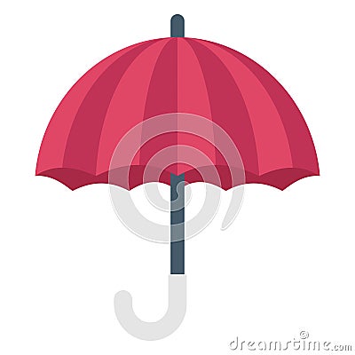 Brolly, rain protection Color Vector icon which can easily modify or edit Vector Illustration