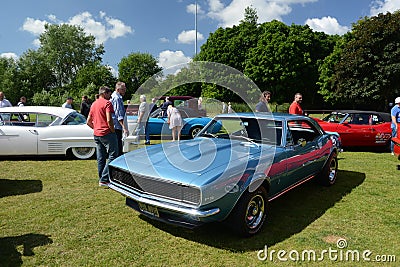 BROMLEY, LONDON/UK - JUNE 07 : BROMLEY PAGEANT of MOTORING. The biggest one-day classic car show in the world! June 07 2015 in Bro Editorial Stock Photo