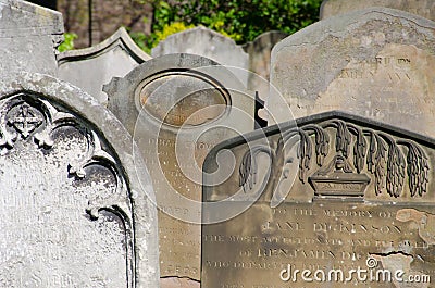 Brompton Cemetery detail Editorial Stock Photo