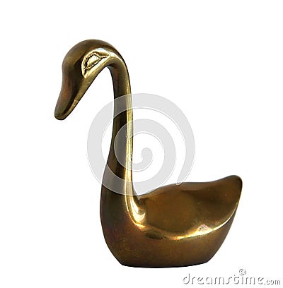 Bronze antique figurine Stock Photo