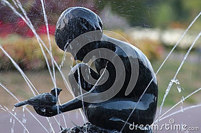 Bronze Sculpture Stock Photo