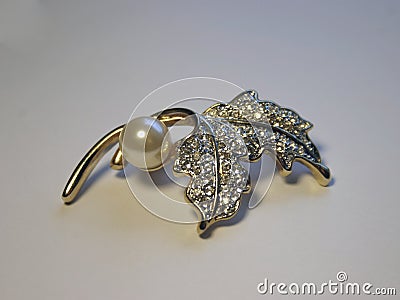 Brooch Stock Photo