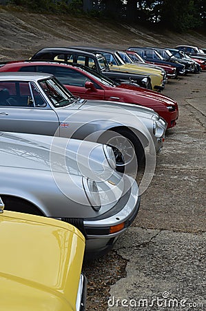 Brooklands Classic Car Show 2017. Editorial Stock Photo