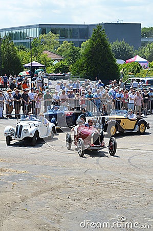 Brooklands Double Twelve Motorsport Festival 2017 Editorial Stock Photo