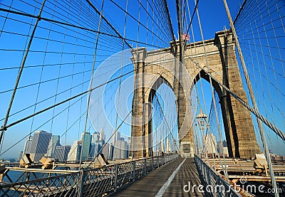 Brooklyn Bridge Stock Photo