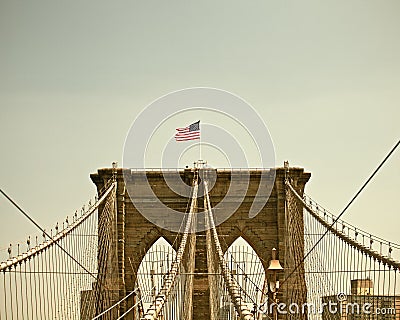 Brooklyn Bridge, New York City Stock Photo