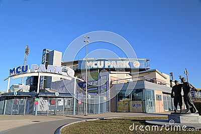 MCU ballpark a minor league baseball stadium in the Coney Island section of Brooklyn Editorial Stock Photo