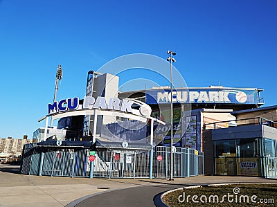 MCU ballpark a minor league baseball stadium in the Coney Island section of Brooklyn Editorial Stock Photo