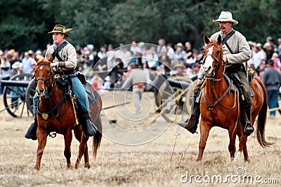 Brooksville Raid Re-enactment Editorial Stock Photo