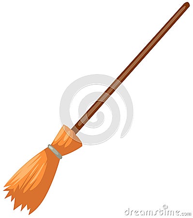 Broom Vector Illustration