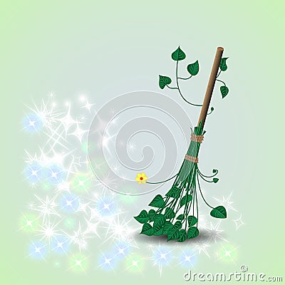 Broom Stock Photo