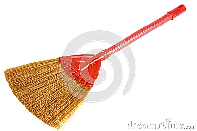 Broom. Stock Photo